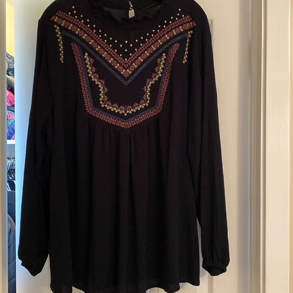 Torrid-Embroidered tunic